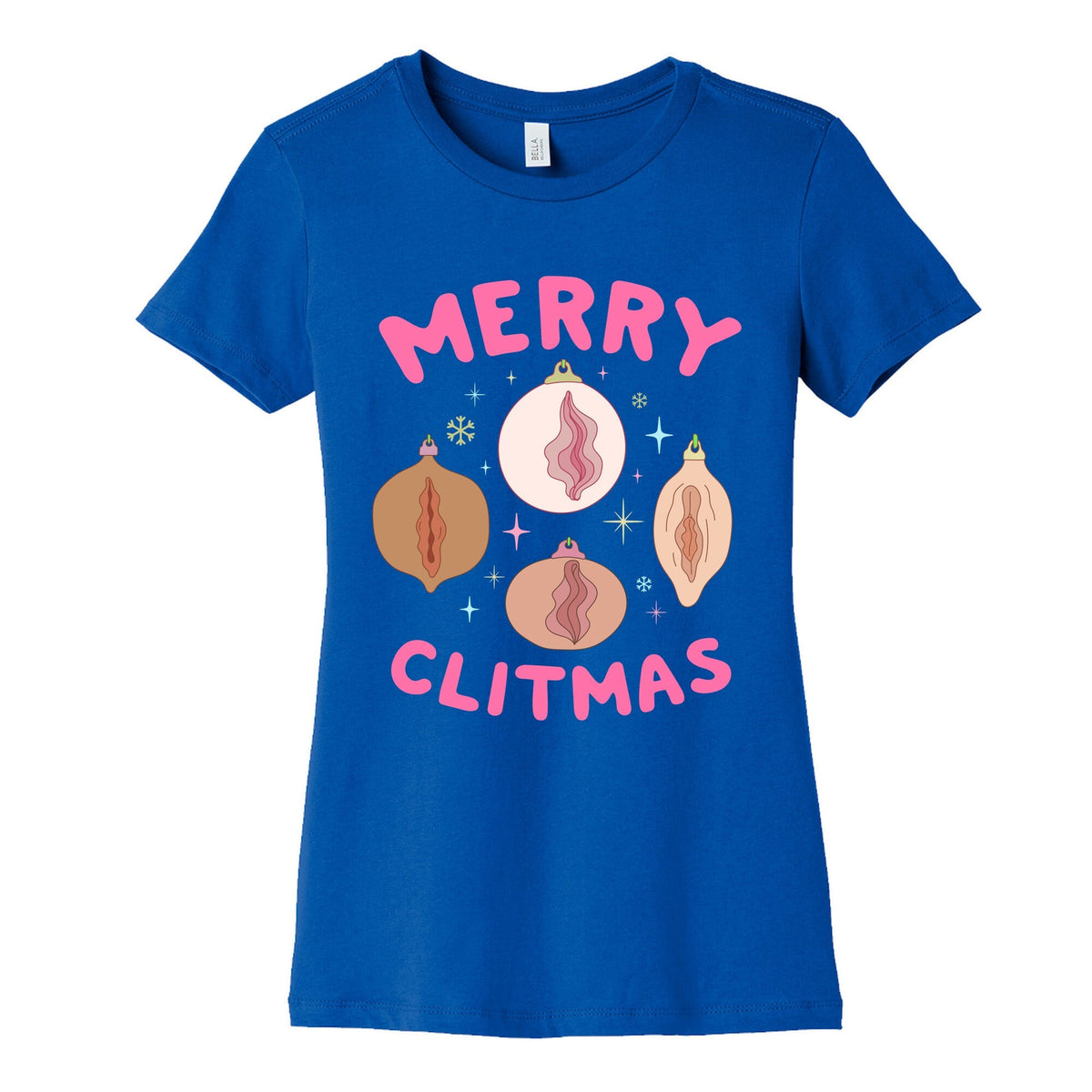 Merry Clitmas Womens Cotton Tee Unisex