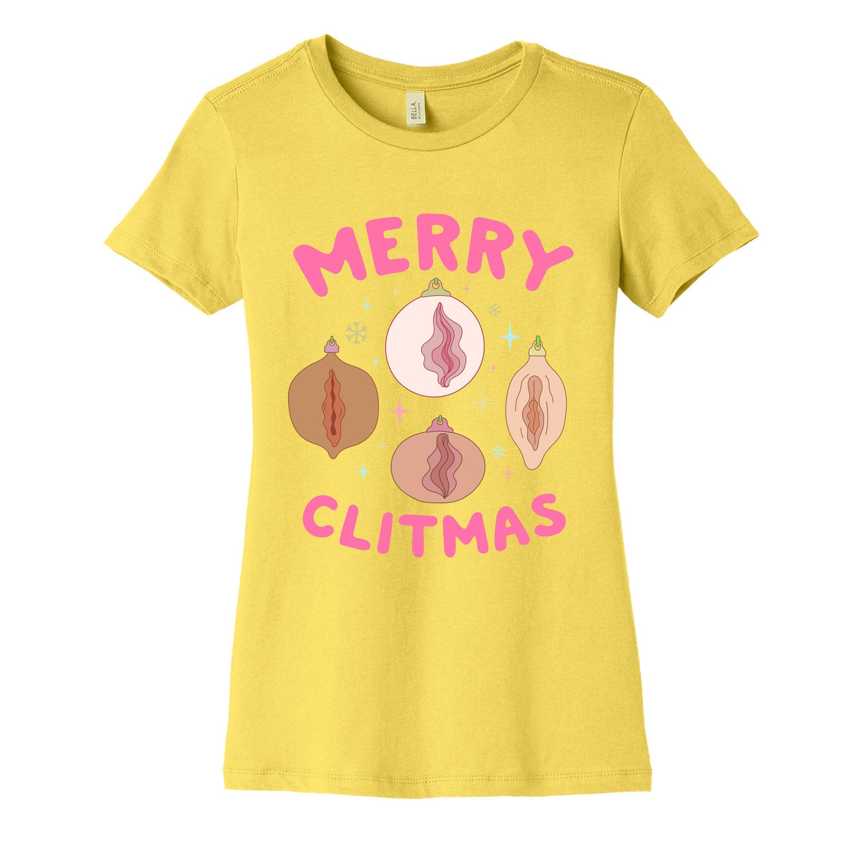 Merry Clitmas Womens Cotton Tee Unisex
