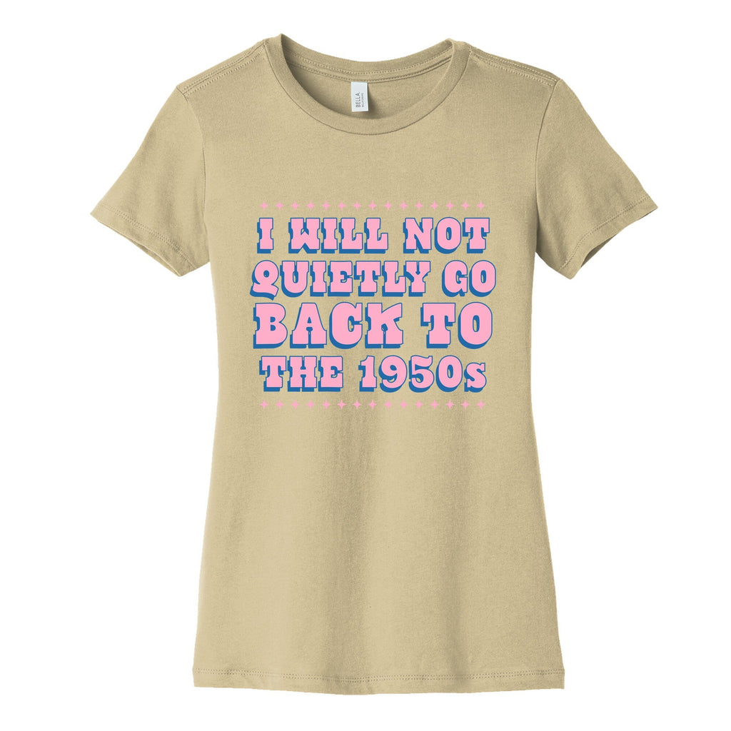 Back to the 1950s Womens Cotton Tee Unisex