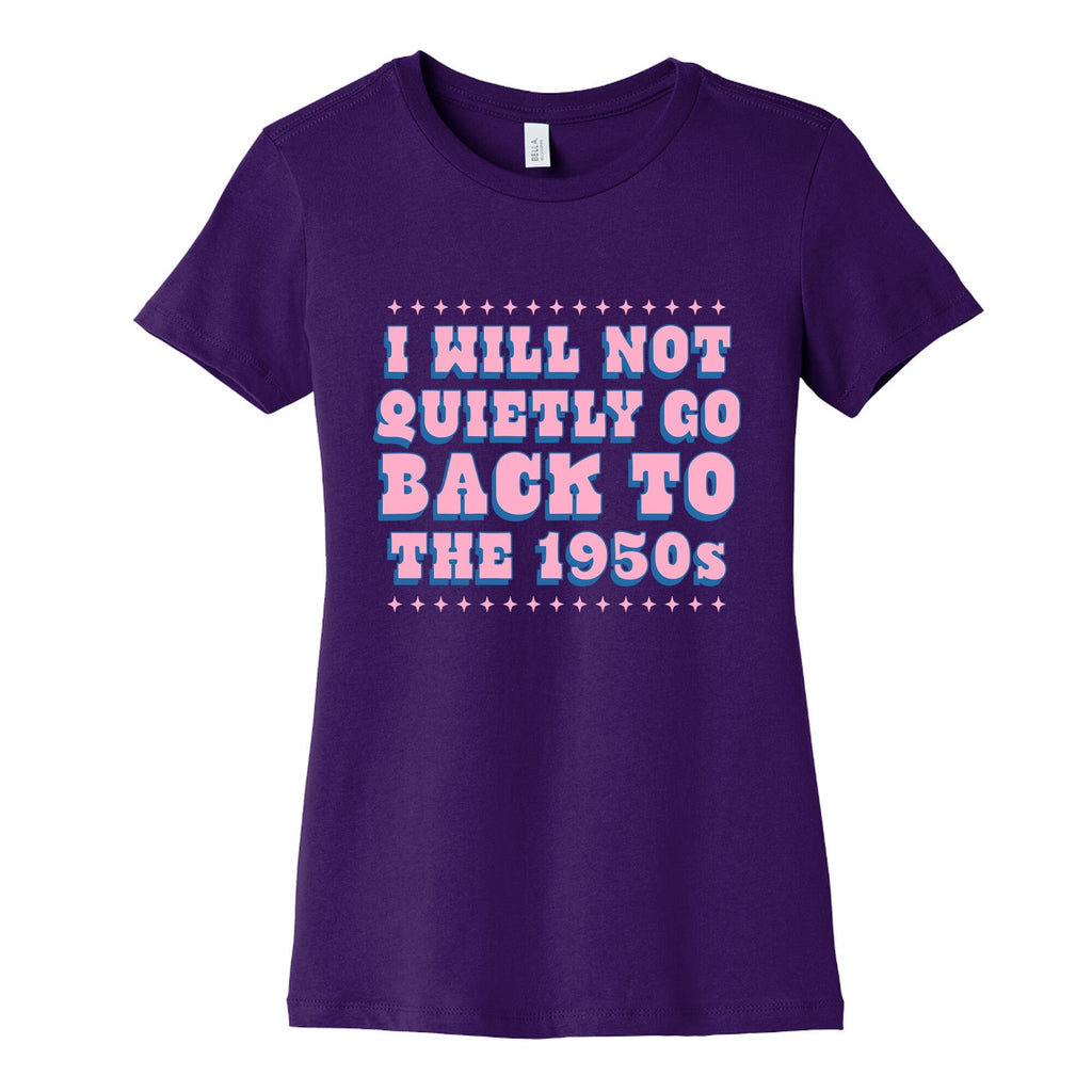 Back to the 1950s Womens Cotton Tee Unisex