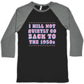 Back to the 1950s Baseball Tee Unisex