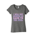 Back to the 1950s Womens Triblend Tee Unisex