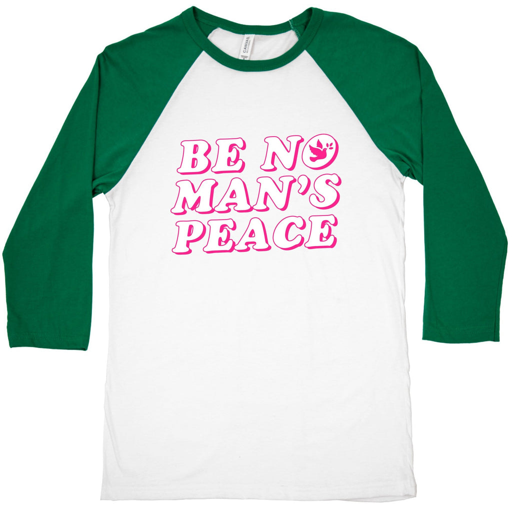 Be No Mans Peace Baseball Tee Unisex