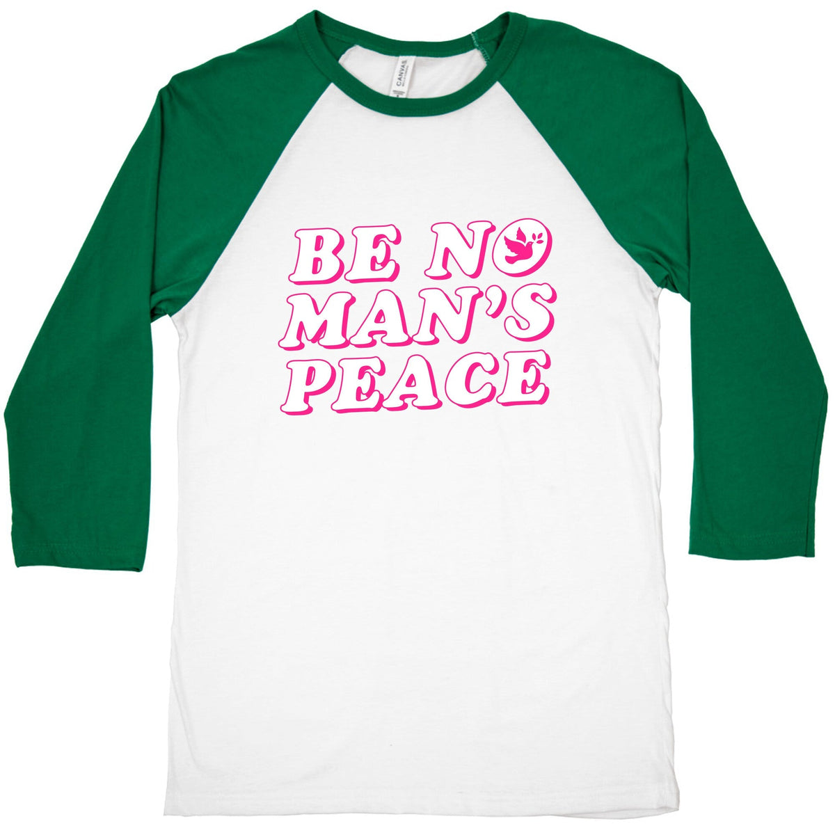 Be No Mans Peace Baseball Tee Unisex