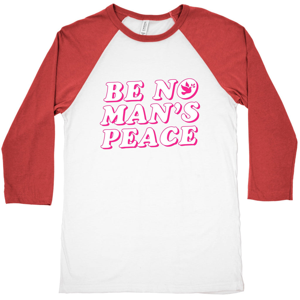 Be No Mans Peace Baseball Tee Unisex
