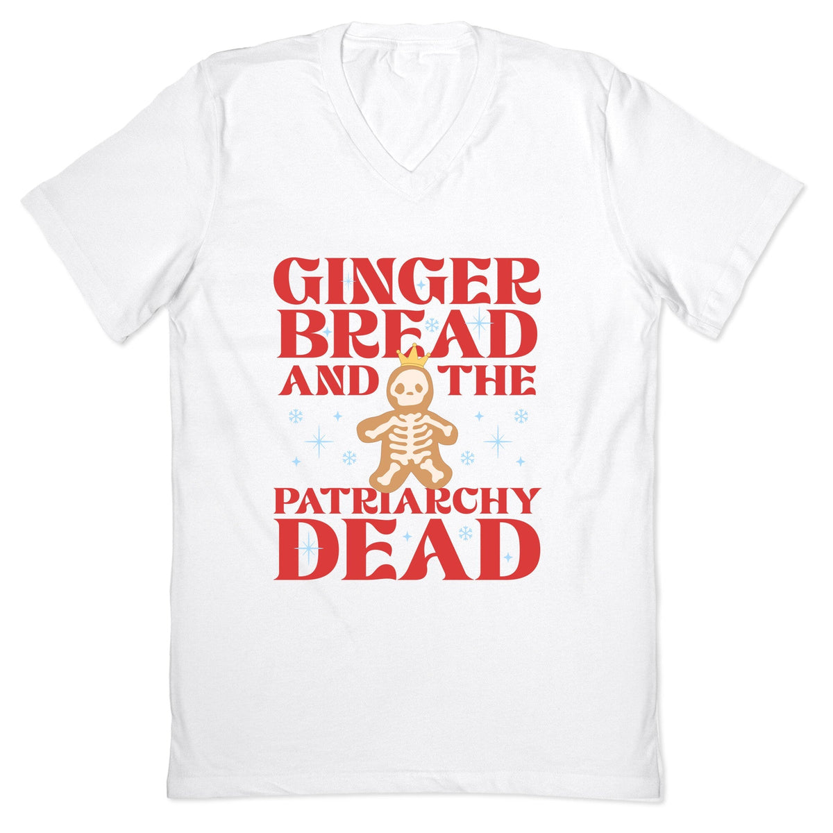Gingerbread & The Patriarchy Dead V-Neck Unisex