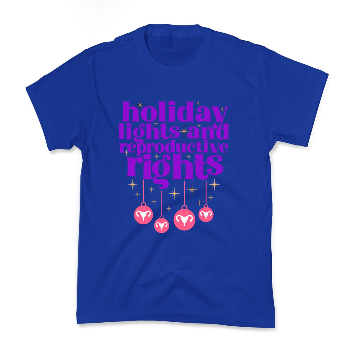 Holiday Lights & Reproductive Rights Kids Tee Unisex