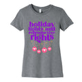 Holiday Lights & Reproductive Rights Womens Cotton Tee Unisex