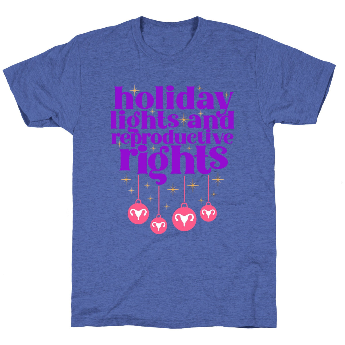 Holiday Lights & Reproductive Rights Unisex Triblend Tee Unisex