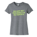 Her Body Isnt Responsible for His Thoughts Womens Cotton Tee Unisex
