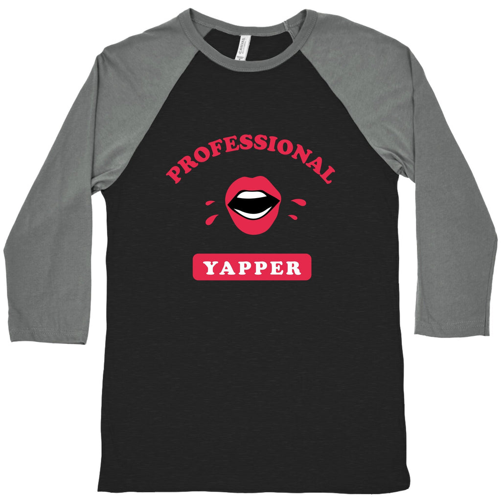 Professional Yapper Baseball Tee Unisex