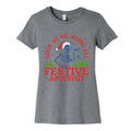Look At Me Being All Festive Skeleton Womens Cotton Tee Unisex