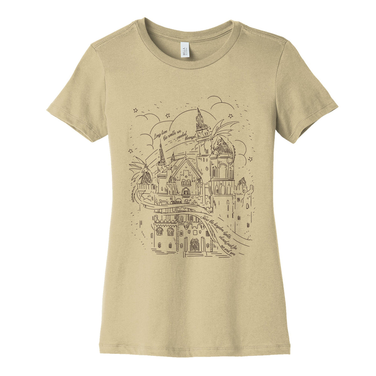 How the Kingdom Lights Shined Womens Cotton Tee Unisex