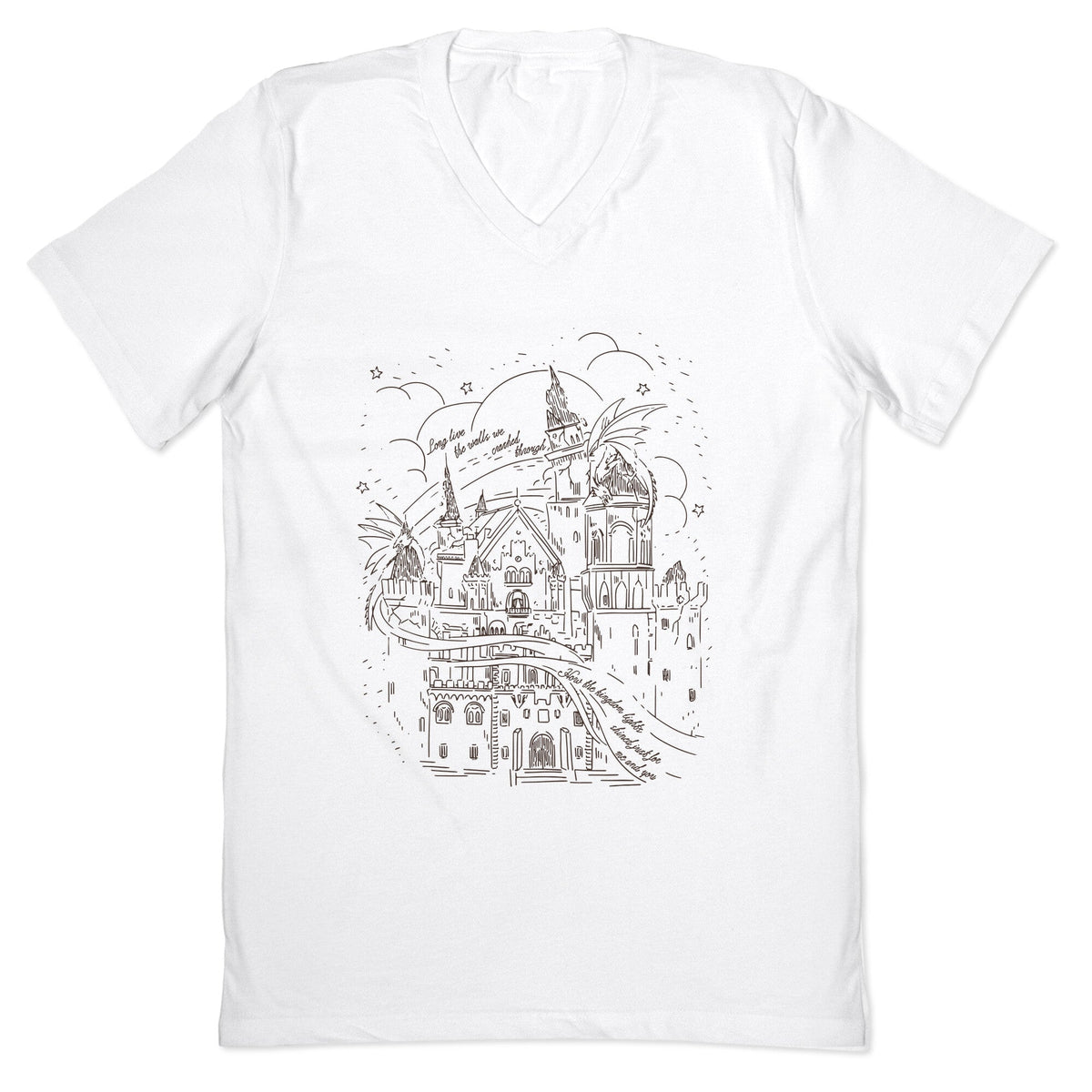 How the Kingdom Lights Shined V-Neck Unisex