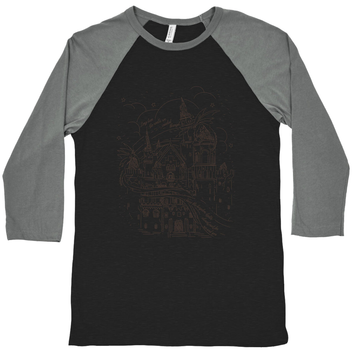 How the Kingdom Lights Shined Baseball Tee Unisex