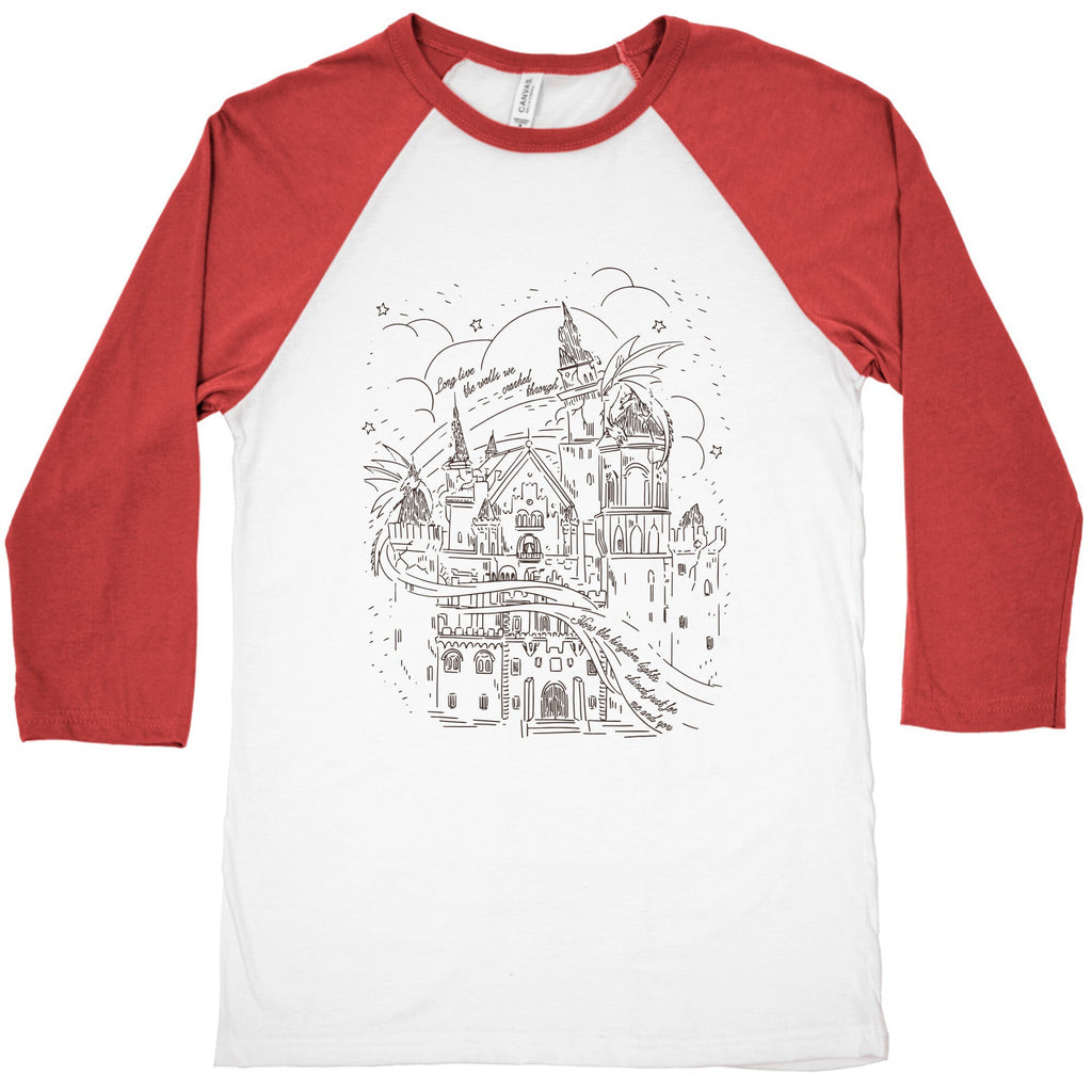 How the Kingdom Lights Shined Baseball Tee Unisex