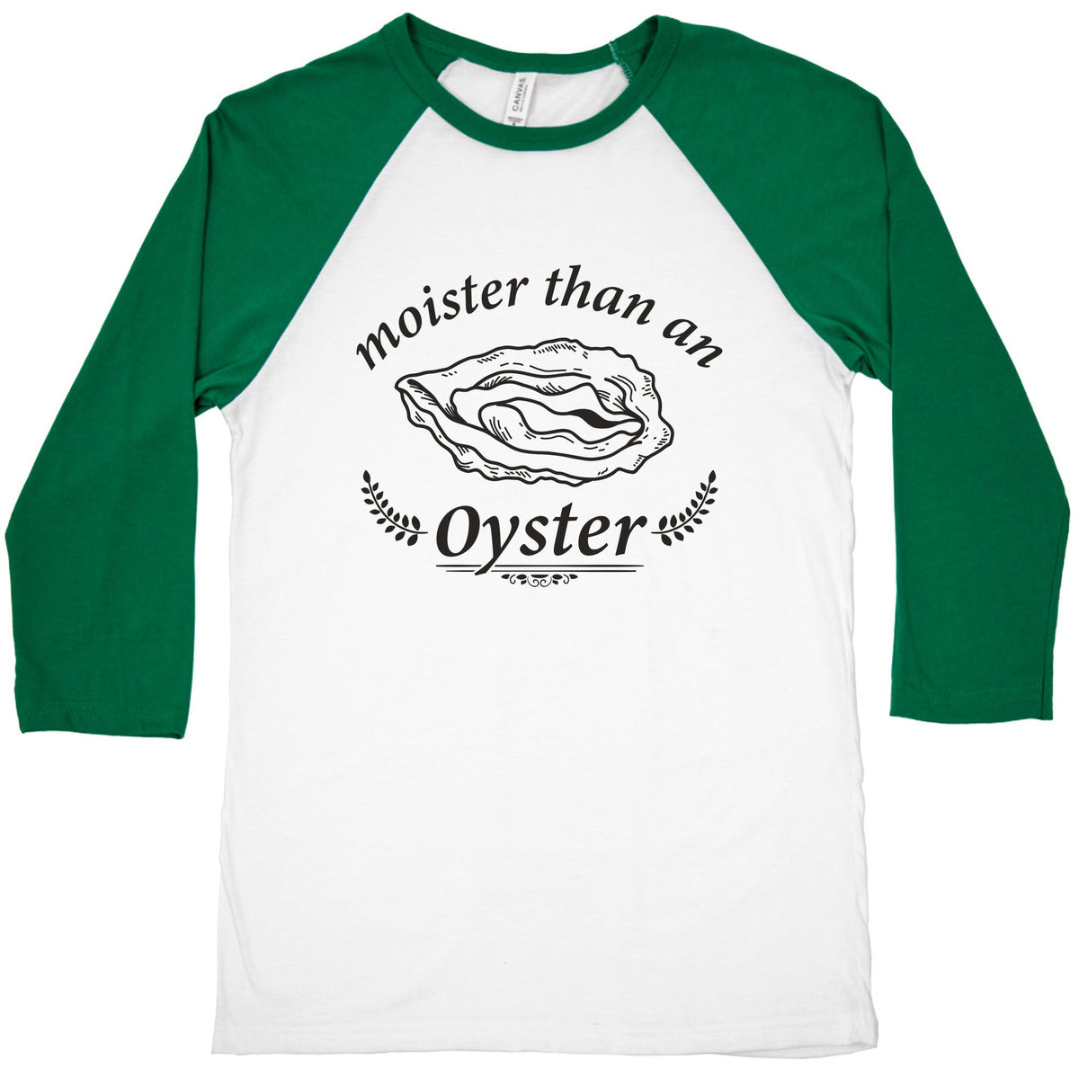 Moister Than An Oyster Baseball Tee Unisex