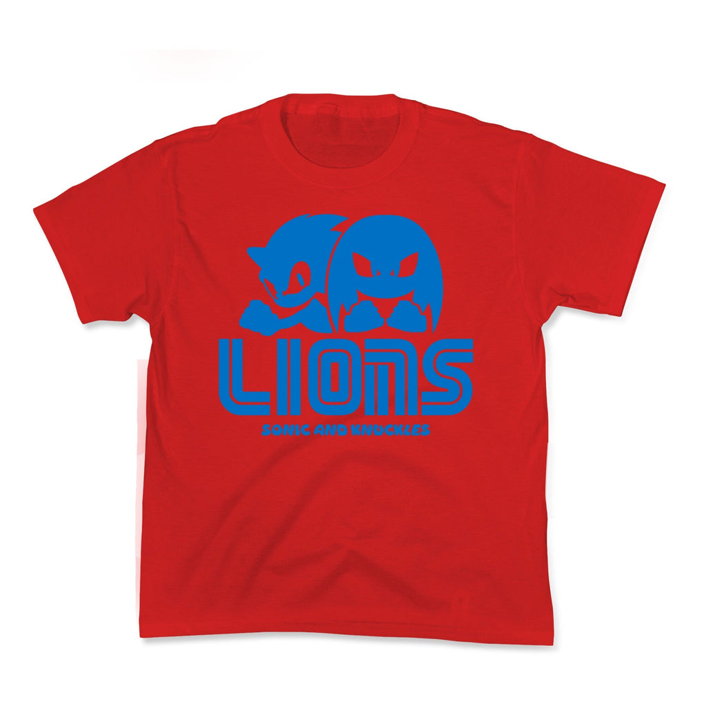 Sonic and Knuckles Lions Kids Tee Unisex