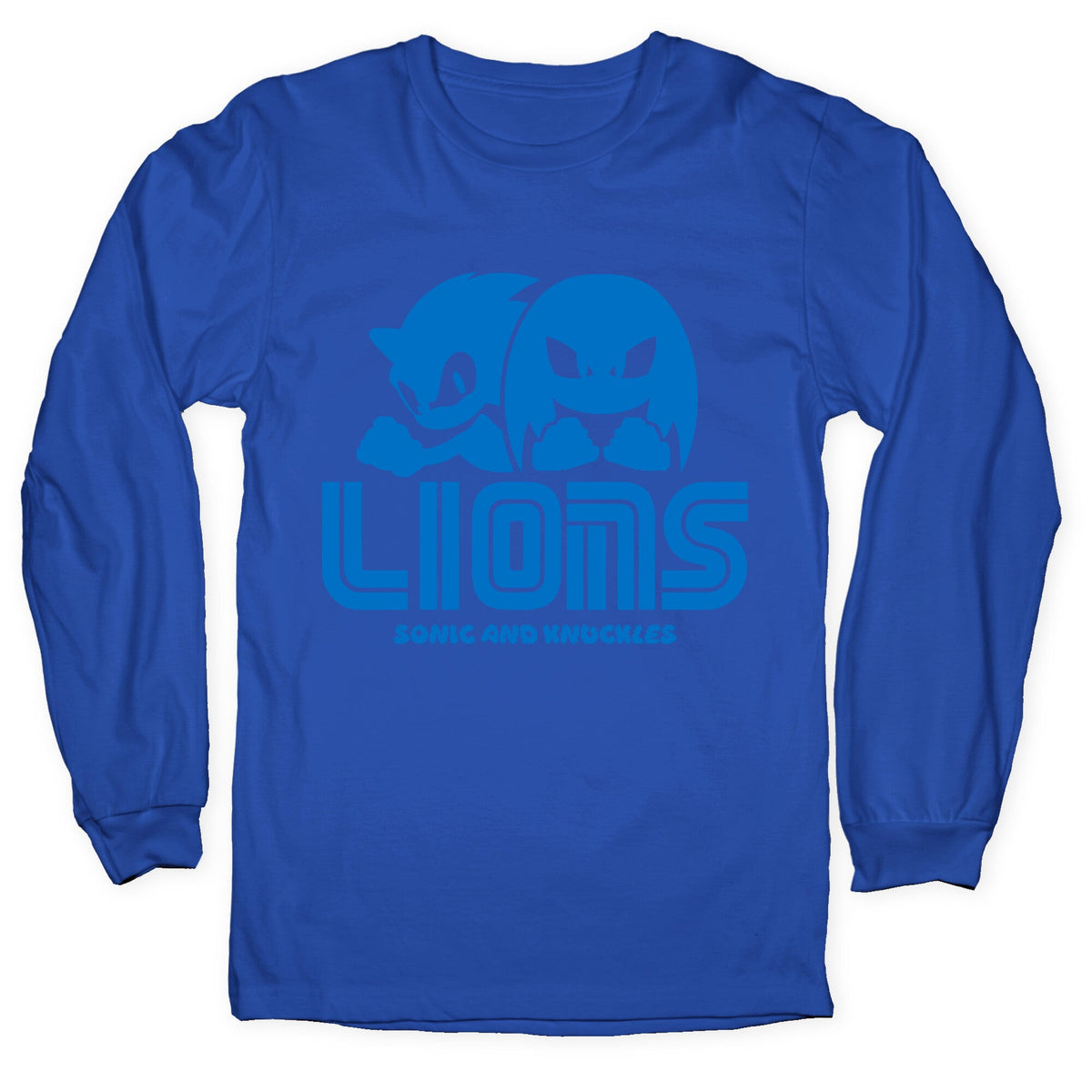 Sonic and Knuckles Lions Longsleeve Tee Unisex