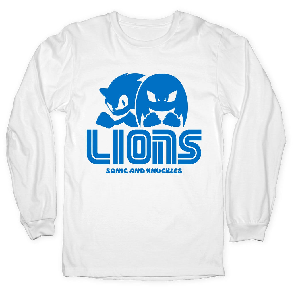 Sonic and Knuckles Lions Longsleeve Tee Unisex