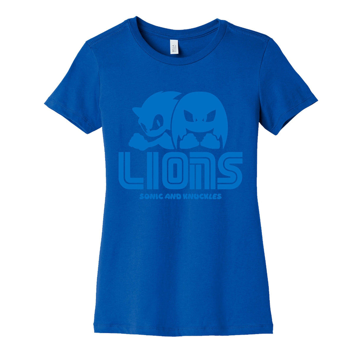 Sonic and Knuckles Lions Womens Cotton Tee Unisex