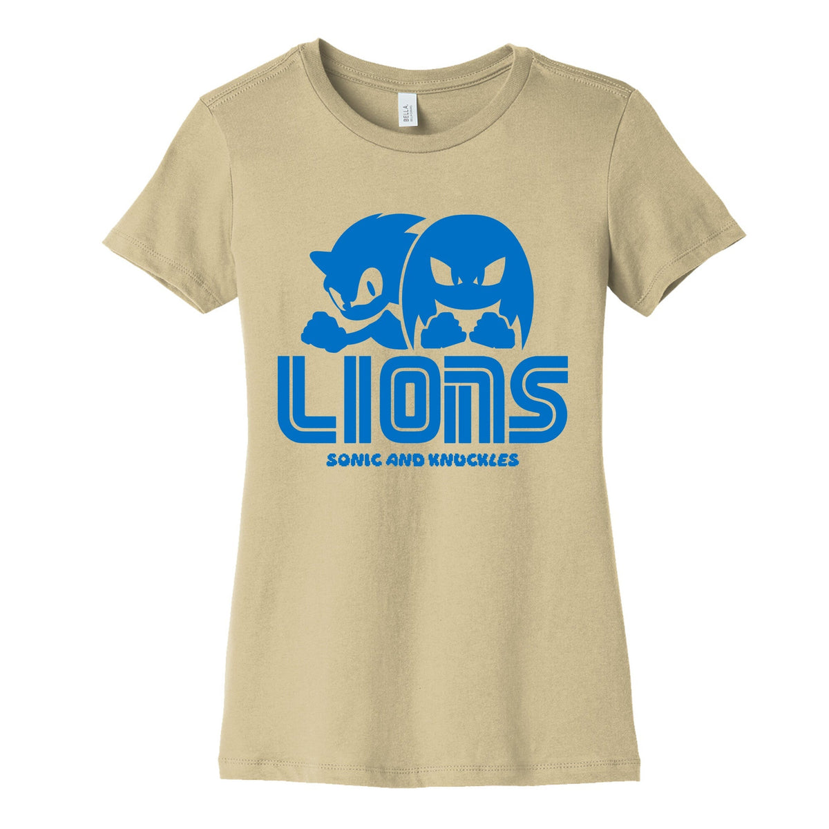 Sonic and Knuckles Lions Womens Cotton Tee Unisex