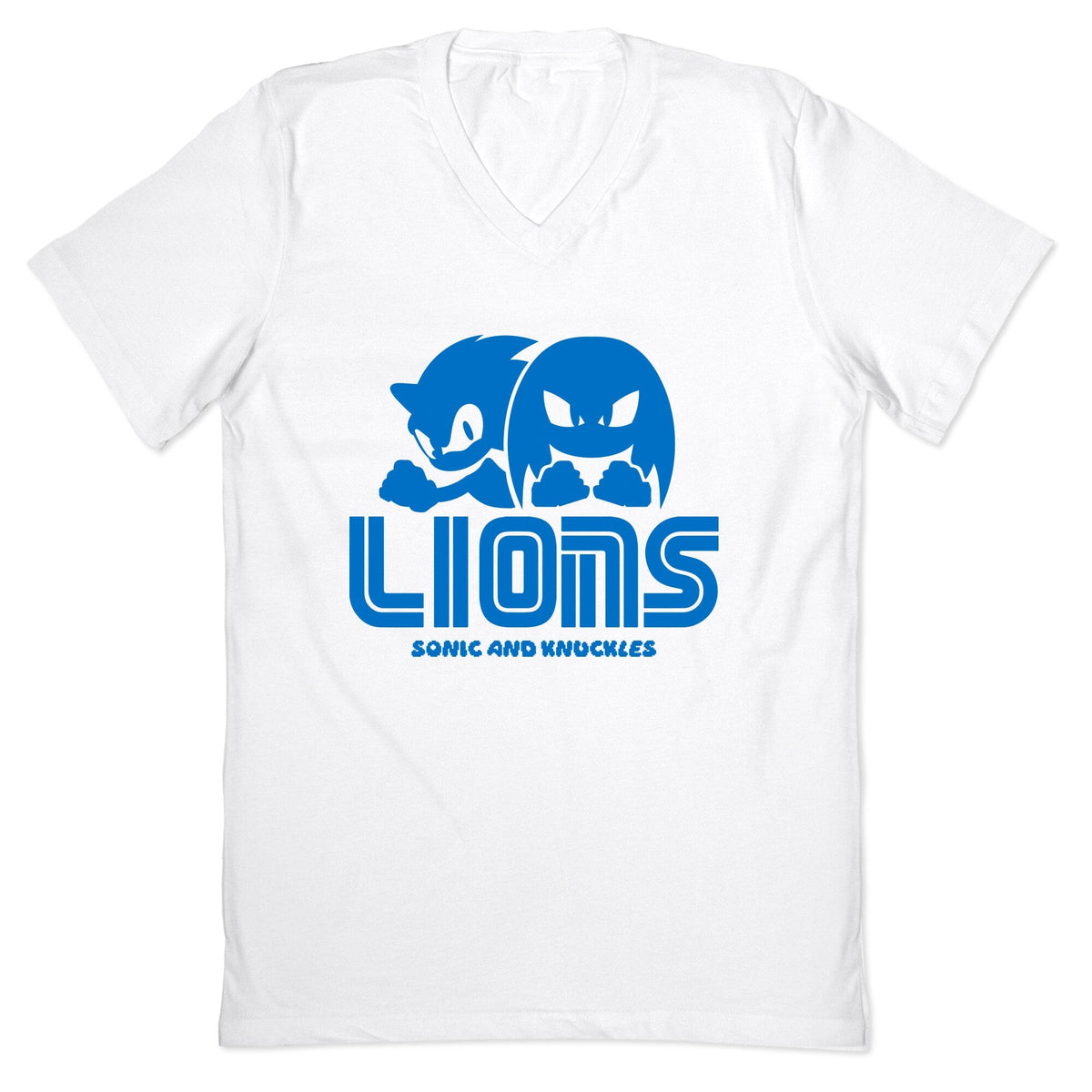 Sonic and Knuckles Lions V-Neck Unisex