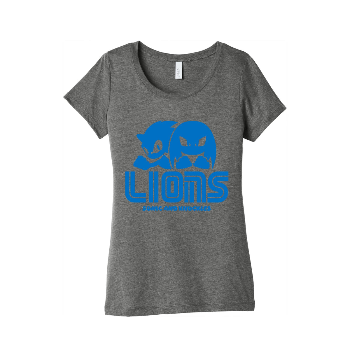 Sonic and Knuckles Lions Womens Triblend Tee Unisex