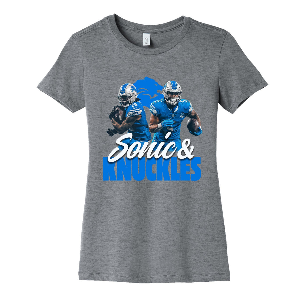 Sonic Knuckles Lions Womens Cotton Tee Unisex