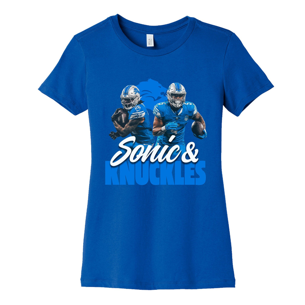 Sonic Knuckles Lions Womens Cotton Tee Unisex
