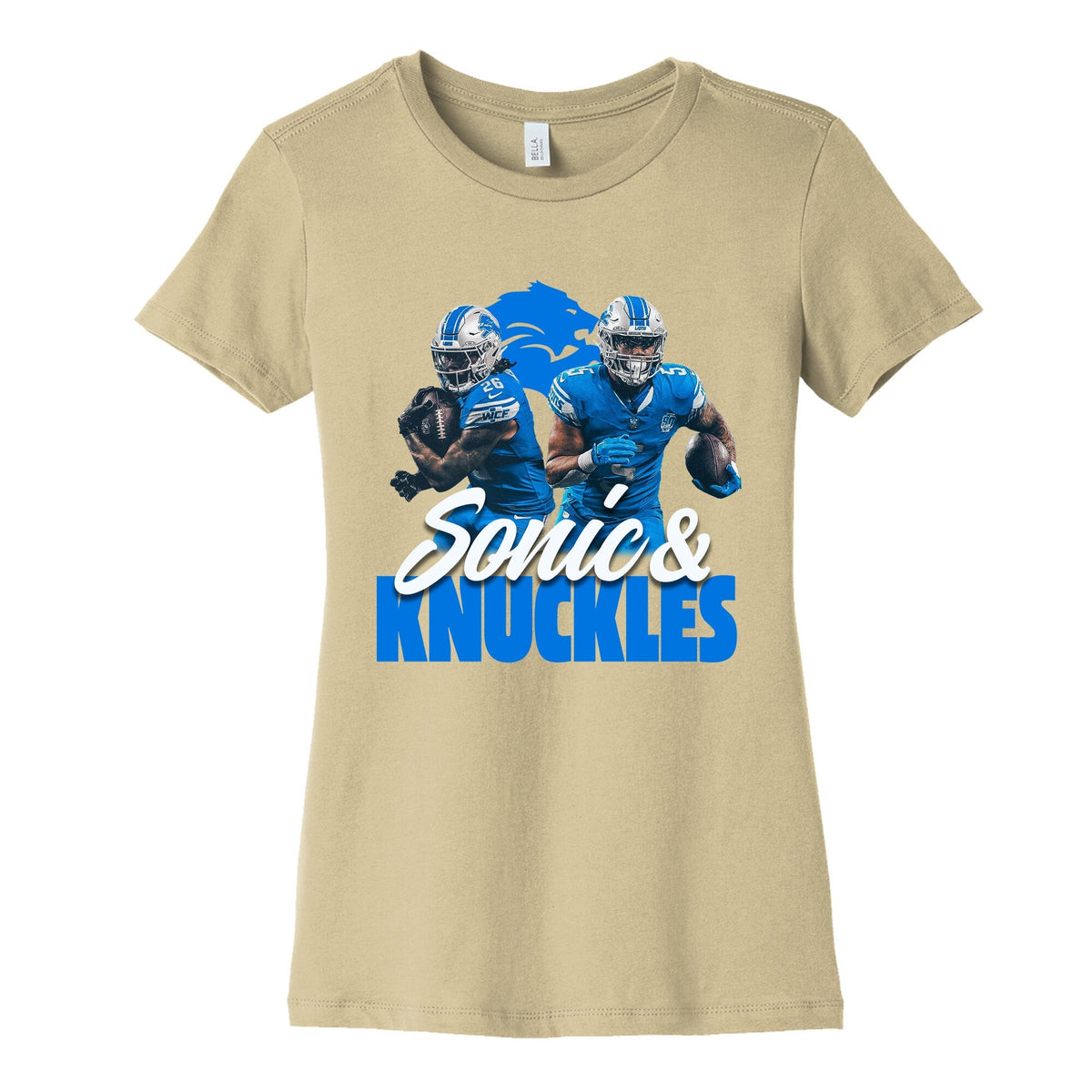 Sonic Knuckles Lions Womens Cotton Tee Unisex