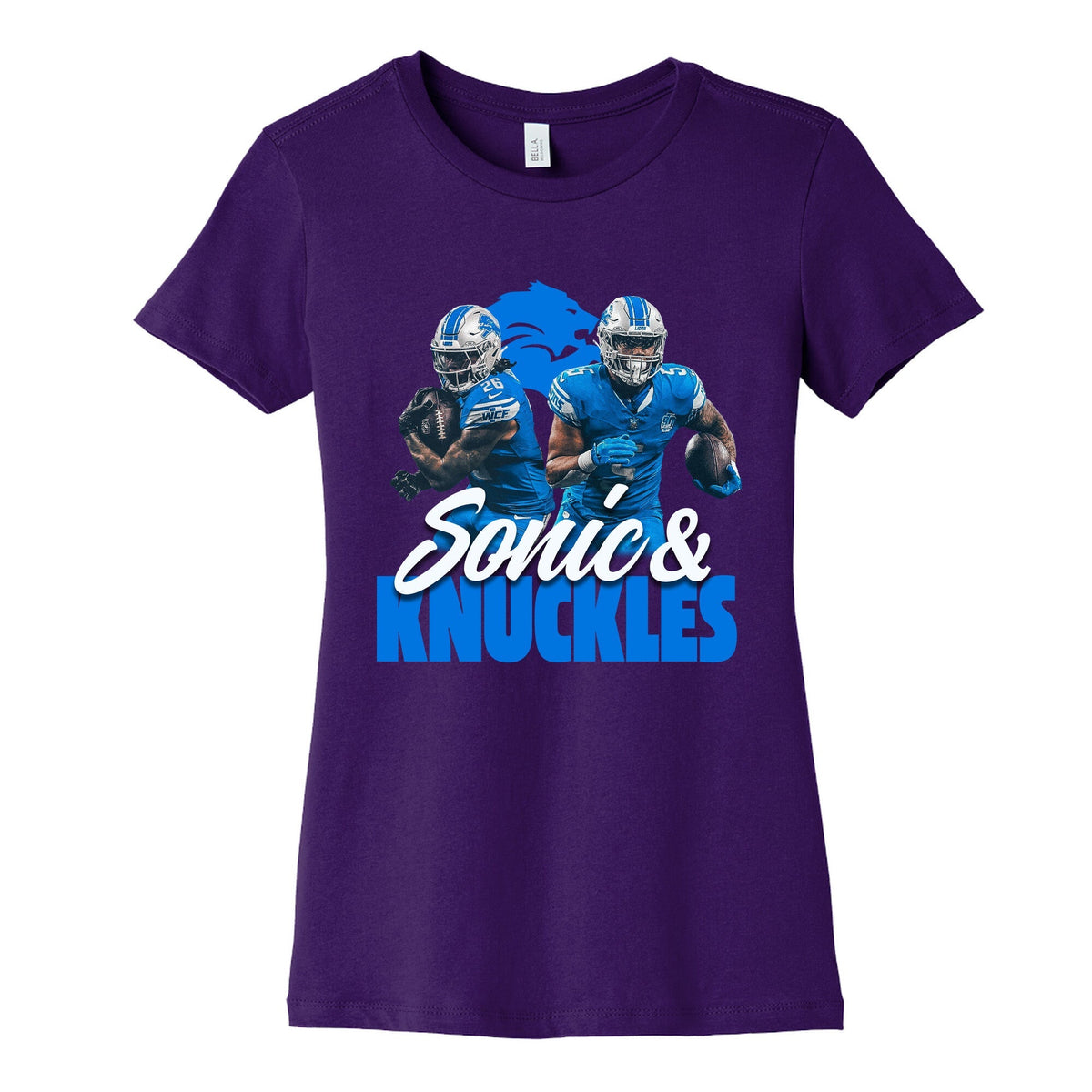 Sonic Knuckles Lions Womens Cotton Tee Unisex