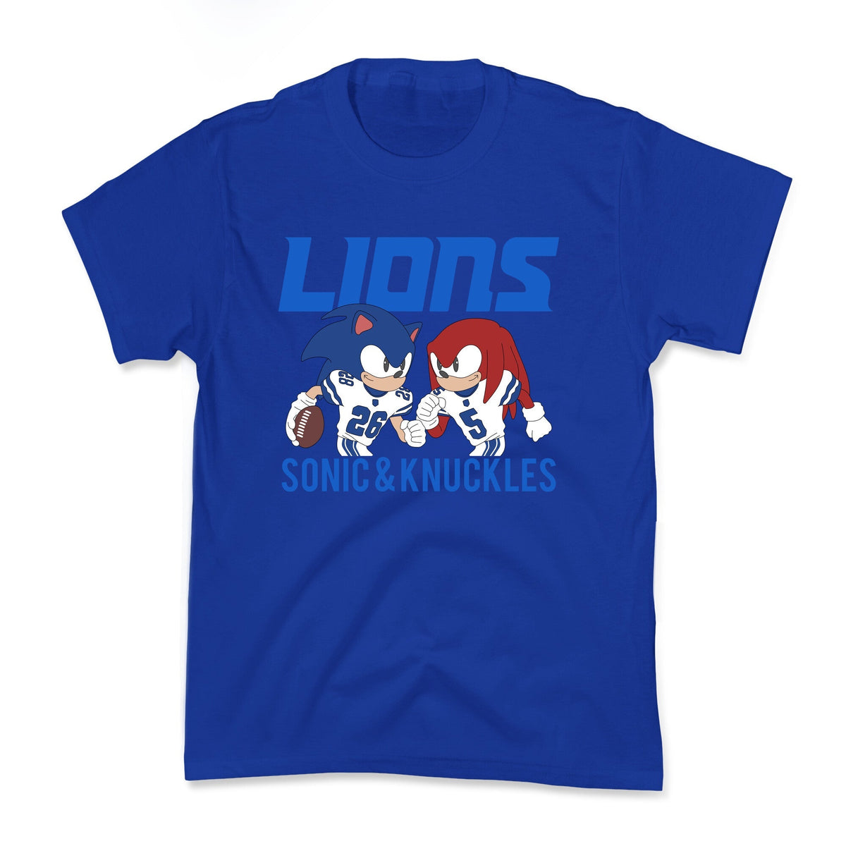 Lions Sonic and Knuckles Kids Tee Unisex
