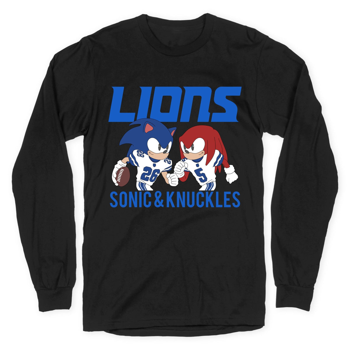 Lions Sonic and Knuckles Longsleeve Tee Unisex
