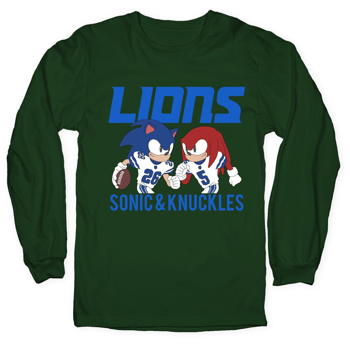Lions Sonic and Knuckles Longsleeve Tee Unisex