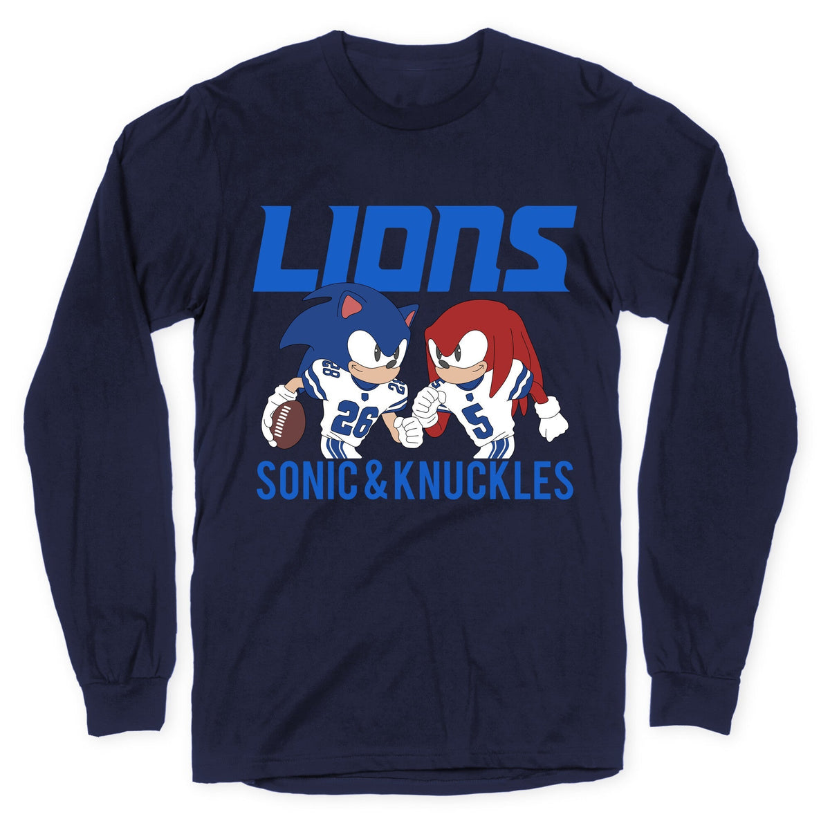 Lions Sonic and Knuckles Longsleeve Tee Unisex