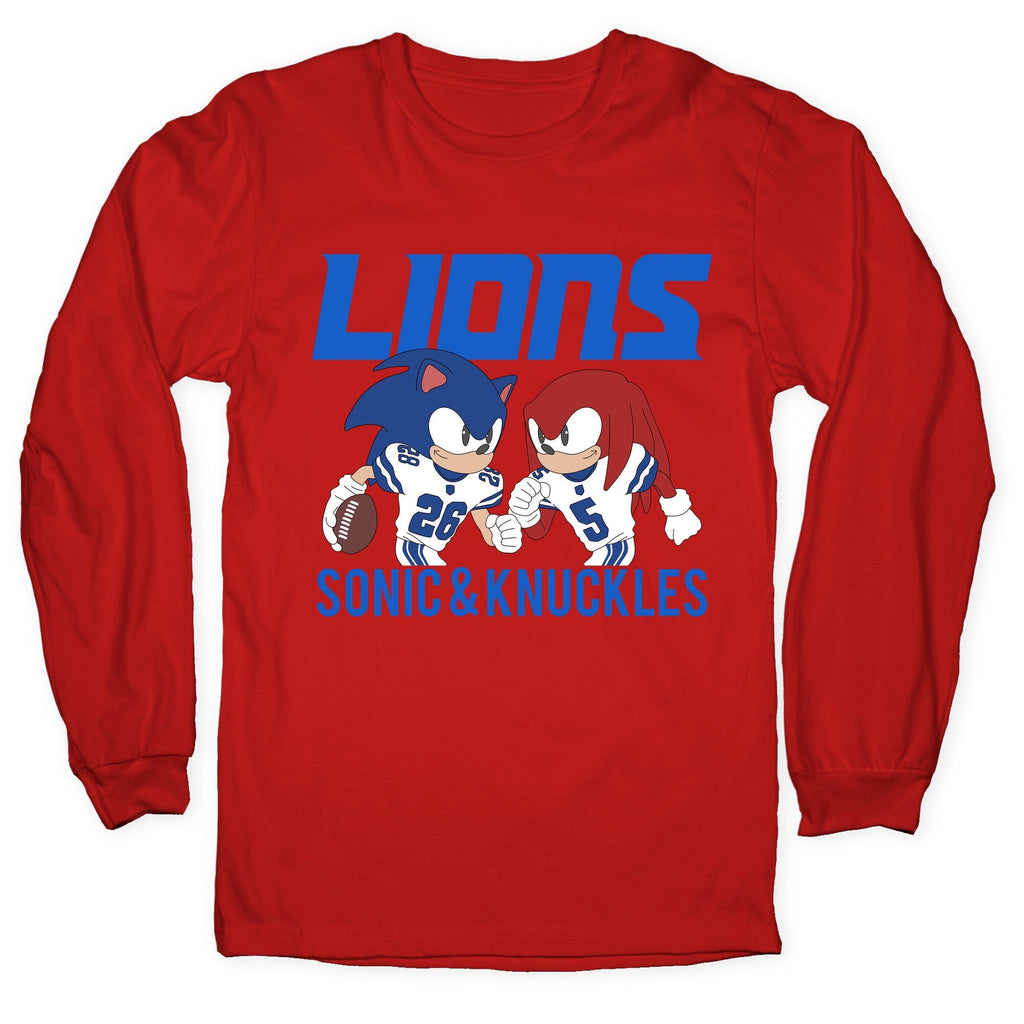 Lions Sonic and Knuckles Longsleeve Tee Unisex