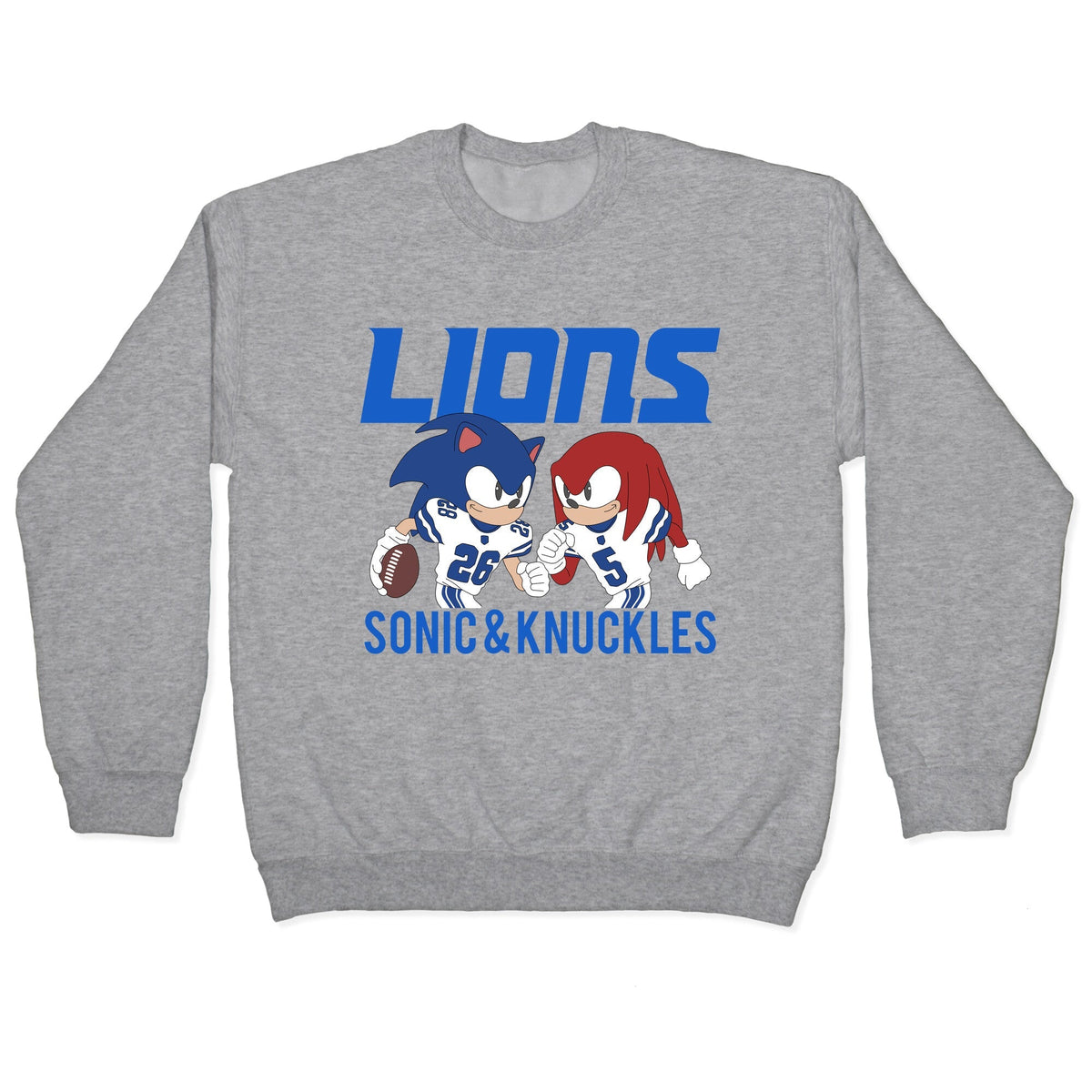 Lions Sonic and Knuckles Crewneck Unisex