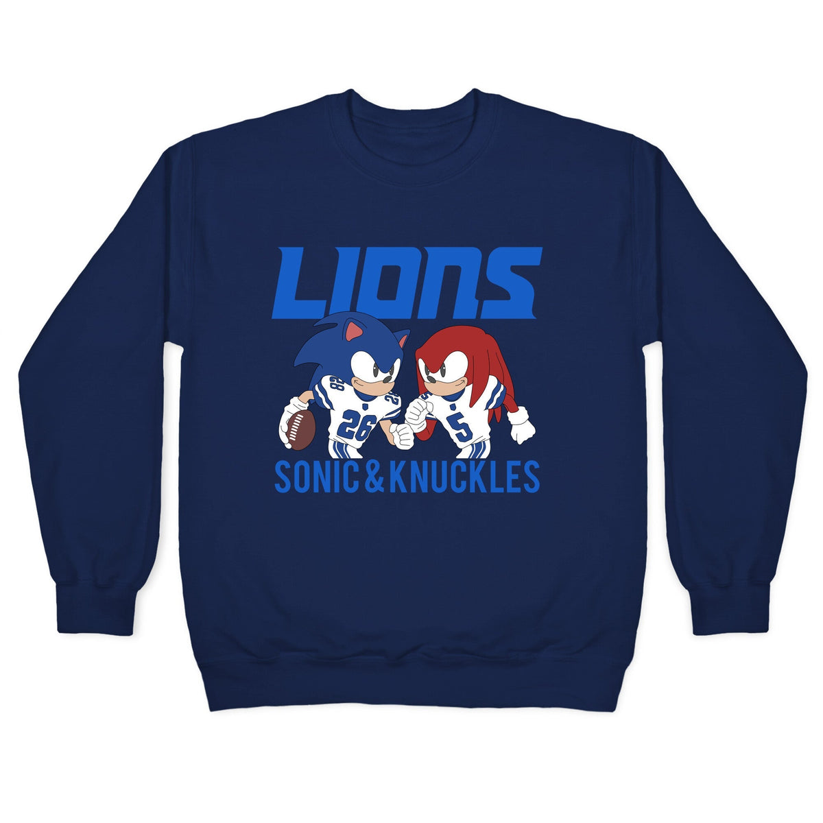 Lions Sonic and Knuckles Crewneck Unisex