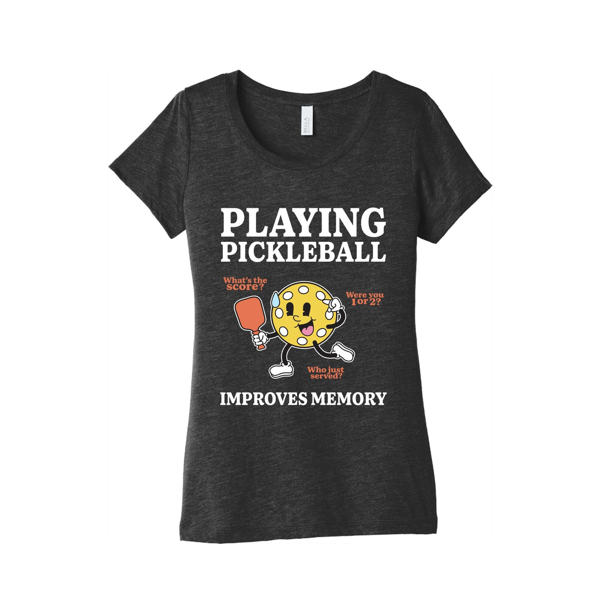 Playing Pickleball Improves Memory Womens Triblend Tee Unisex