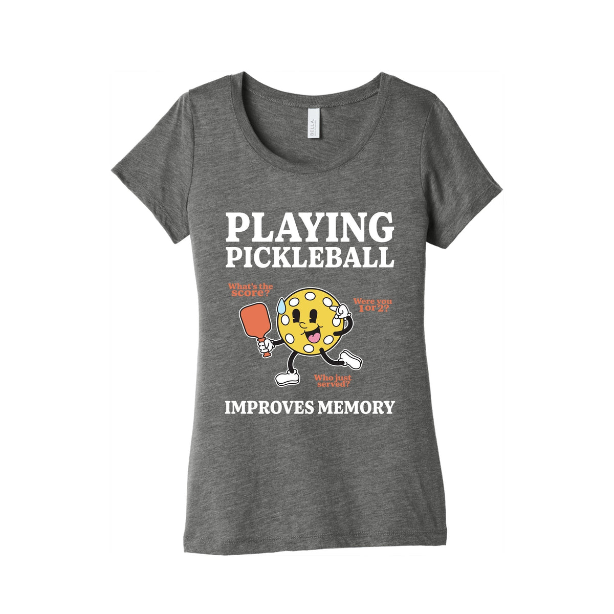 Playing Pickleball Improves Memory Womens Triblend Tee Unisex