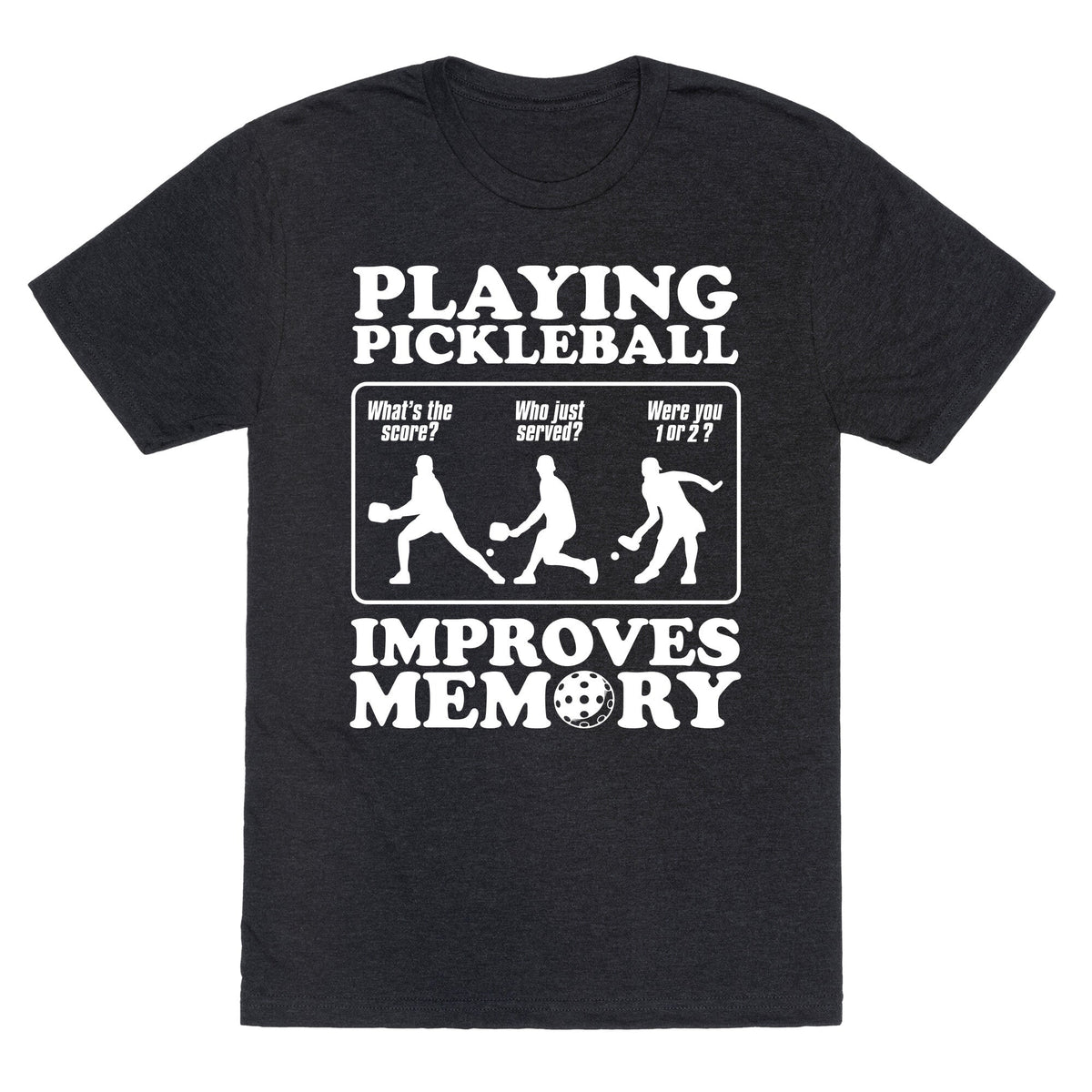 Playing Pickleball Improves Memory Funny Unisex Triblend Tee Unisex