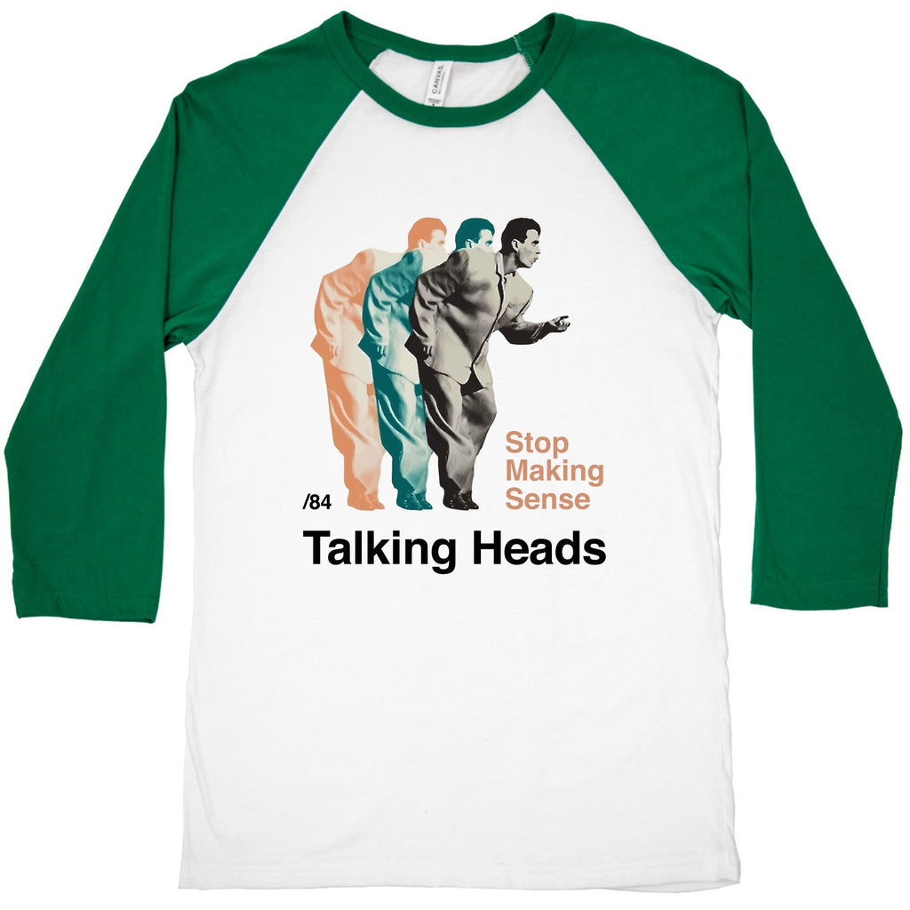 Talking Heads Band Baseball Tee Unisex