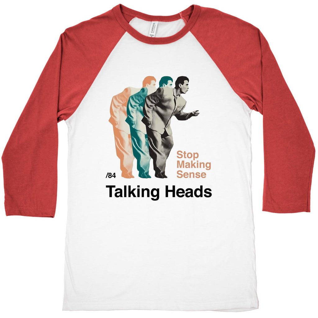 Talking Heads Band Baseball Tee Unisex