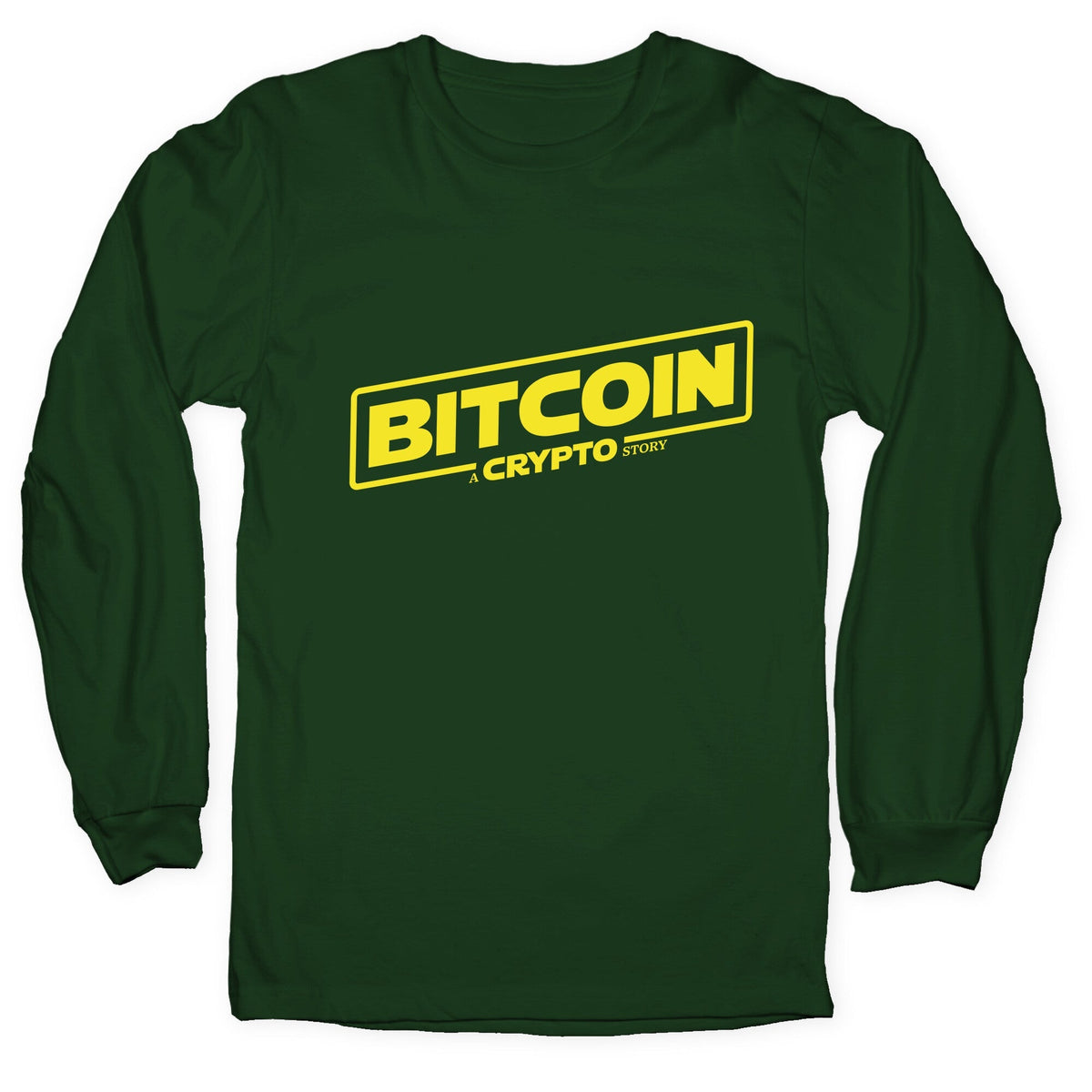 Bitcoin Crypto Longsleeve Tee Unisex