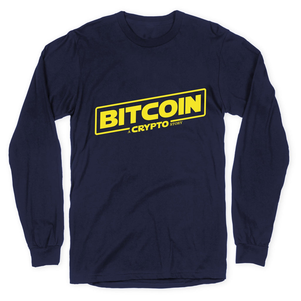 Bitcoin Crypto Longsleeve Tee Unisex