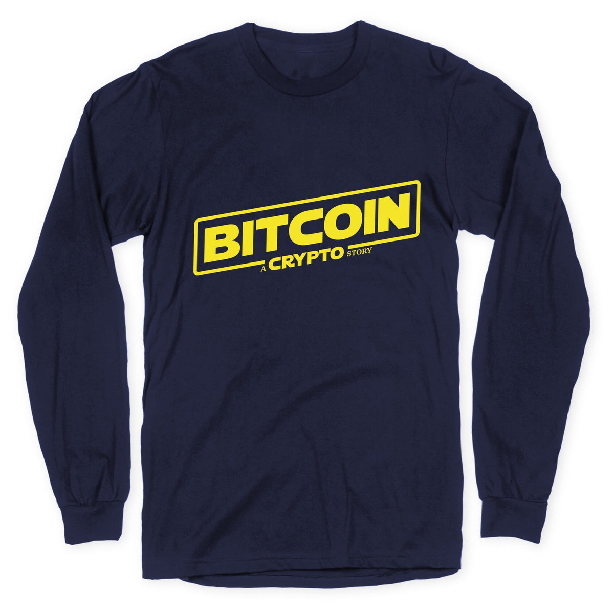 Bitcoin Crypto Longsleeve Tee Unisex