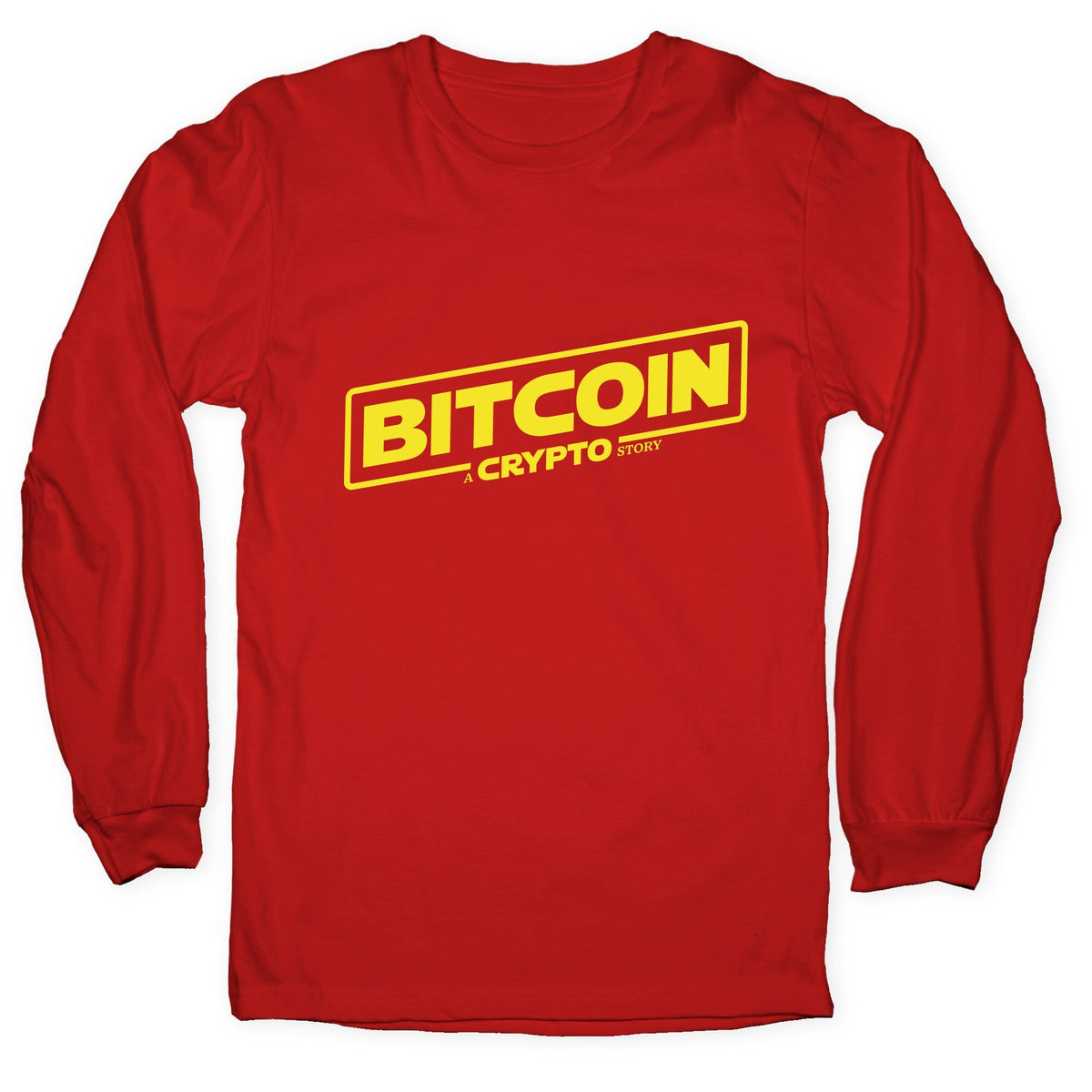 Bitcoin Crypto Longsleeve Tee Unisex