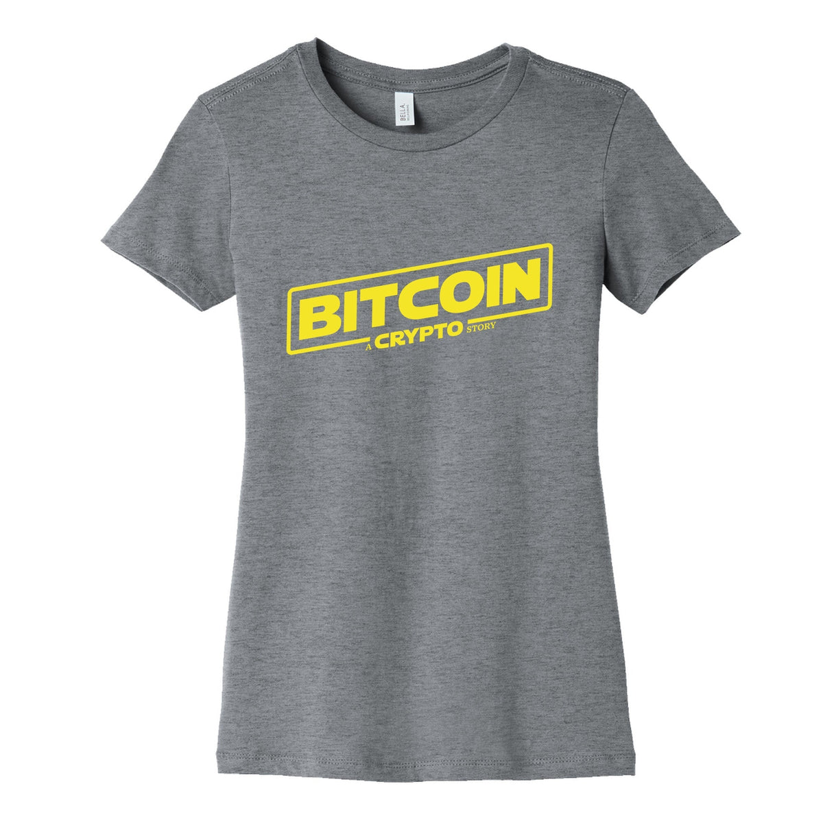Bitcoin Crypto Womens Cotton Tee Unisex