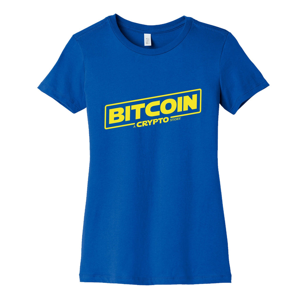 Bitcoin Crypto Womens Cotton Tee Unisex
